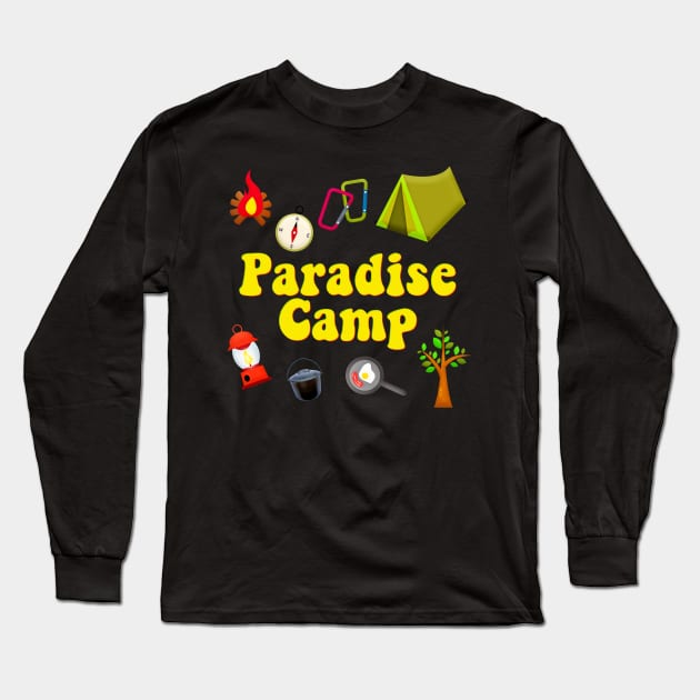 Paradise Camp, Carry On Movie, British Film Long Sleeve T-Shirt by Style Conscious